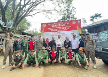 HUT ke-15 KBB, Satpol PP Bersih-bersih Objek Wisata