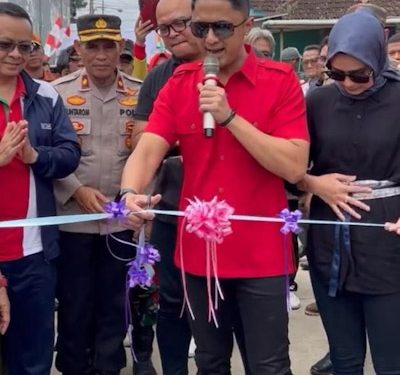 Bupati Bandung Barat Resmikan Jalan Desa Rajamandala-Mandalawangi Sepanjang 536,5 Meter