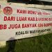 Waduh..Spanduk Tolak Sekda dari Luar KBB Terpasang di Pagar Kantor DPRD