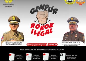 Satpol PP Bandung Barat Incar Distributor Peredaran Rokok Non Pita Cukai