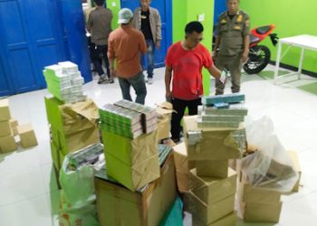 Operasi Gabungan,Puluhan Rokok Ilegal Berhasil Disita