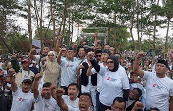 Relawan Bedas Mendukung Kang DS Dua Periode Semakin Mengalir