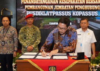 Jeje Ritchie Dukung Pembangunan Jembatan dan Akses Pusdiklatpassus Batujajar