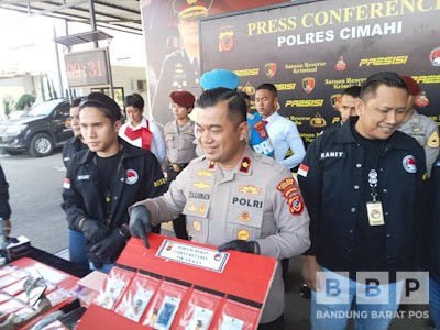 Polres Cimahi Bongkar Jaringan Ketamin Pod Vape, Seorang Selebgram Jadi Tersangka