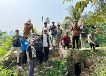 Plt Kadis PUTR Tinjau Irigasi Citapen, Perbaikan untuk 98 Hektare Sawah Disiapkan