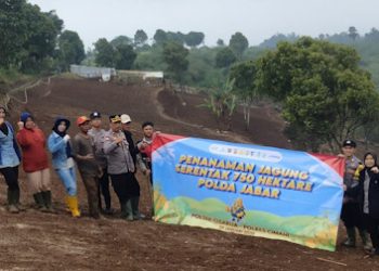Polres Cimahi dan Kelompok Tani Bersinergi Perkuat Ketersediaan Pangan