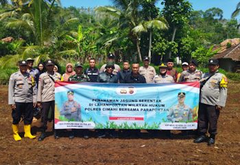 Dukung Ketahanan Pangan, Polres Cimahi Kembangkan 334 Hektare Lahan Jagung