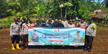 Dukung Ketahanan Pangan, Polres Cimahi Kembangkan 334 Hektare Lahan Jagung