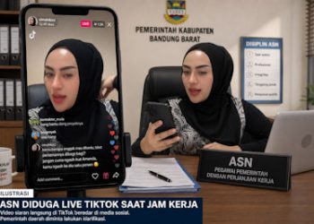 Diduga Singgung Fee 1 Persen Saat Live TikTok, Oknum PPPK Bandung Barat Disorot Publik
