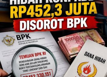 Hibah KONI KBB Rp452,3 Juta Disorot BPK, Dispora Klaim Sudah Dikembalikan