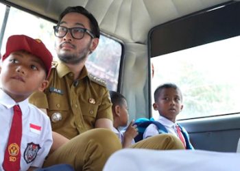 Puluhan Tahun Naik Rakit, Siswa SDN Budiharja Kini Tak Lagi Seberangi Waduk Saguling